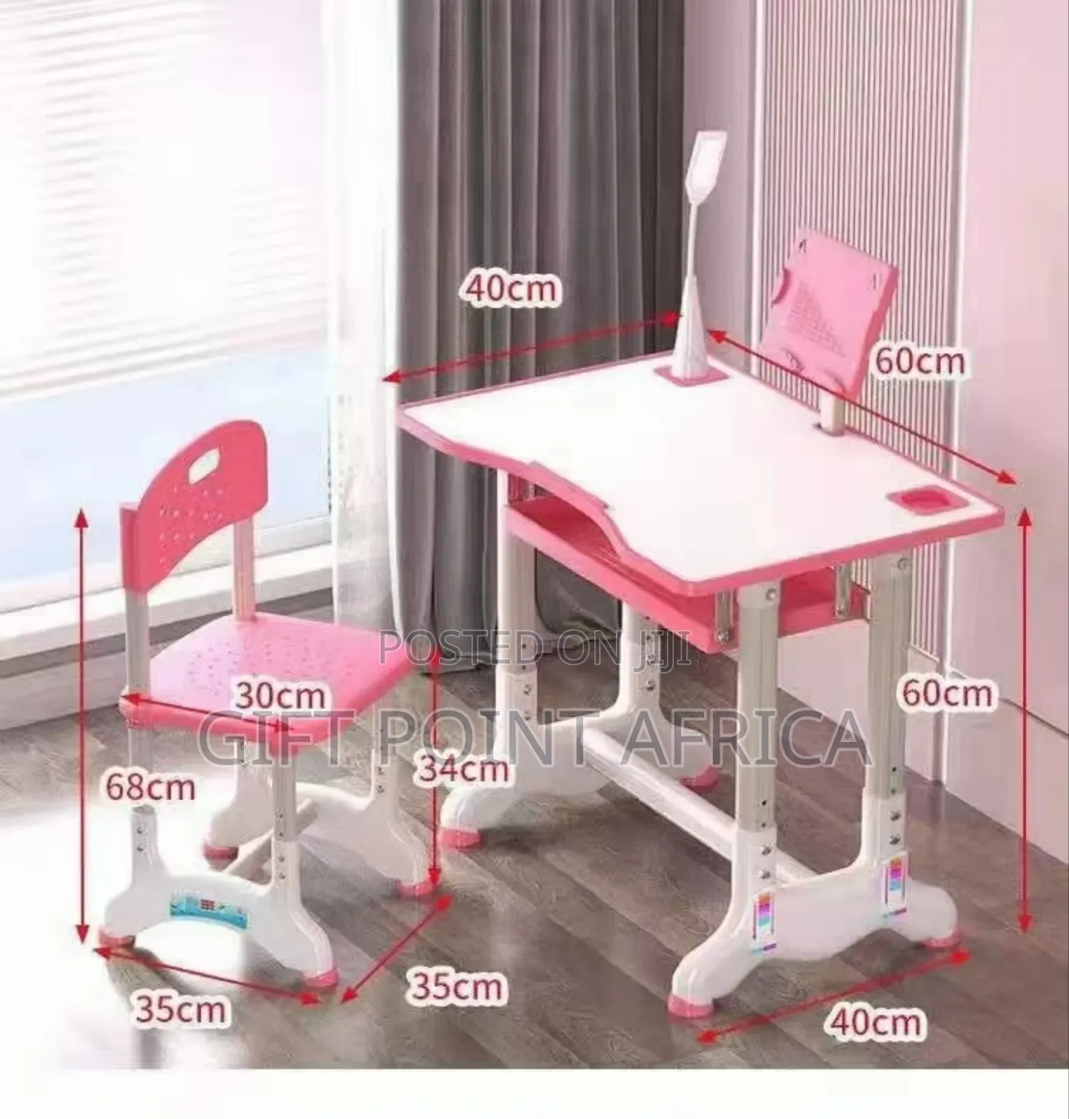 Adjustable Strong And Durable Kids Study Table With Head Lamp