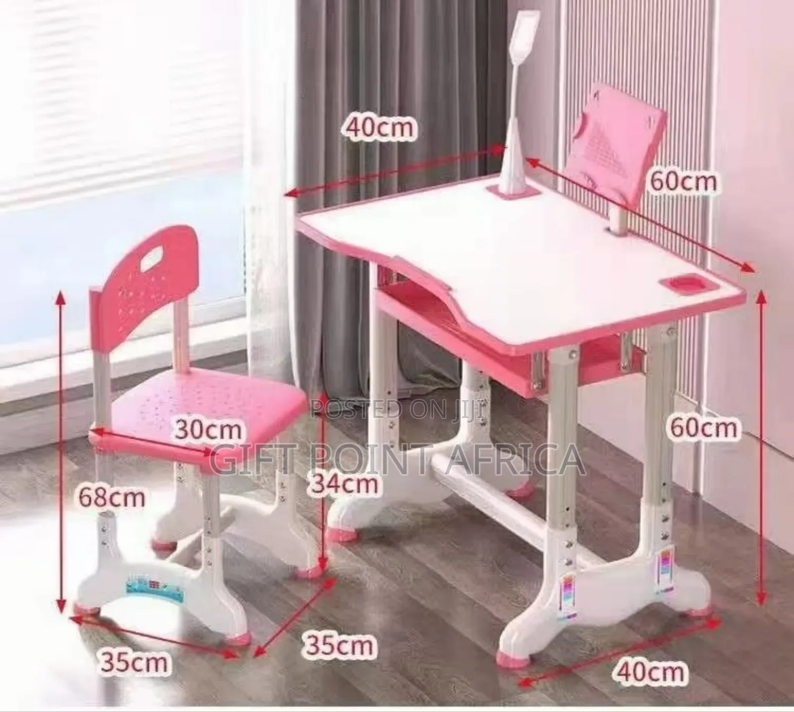 Adjustable Strong And Durable Kids Study Table With Head Lamp