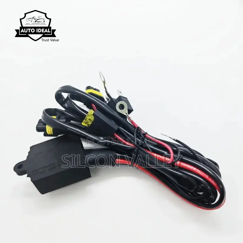 Headlight Kit Relay Wiring Harness H1 H3 H7 H8 H9 H11 9005 9006