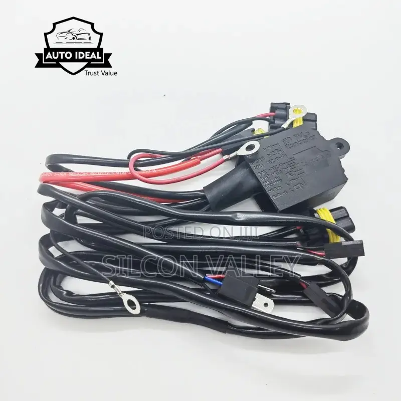 Headlight Kit Relay Wiring Harness H1 H3 H7 H8 H9 H11 9005 9006