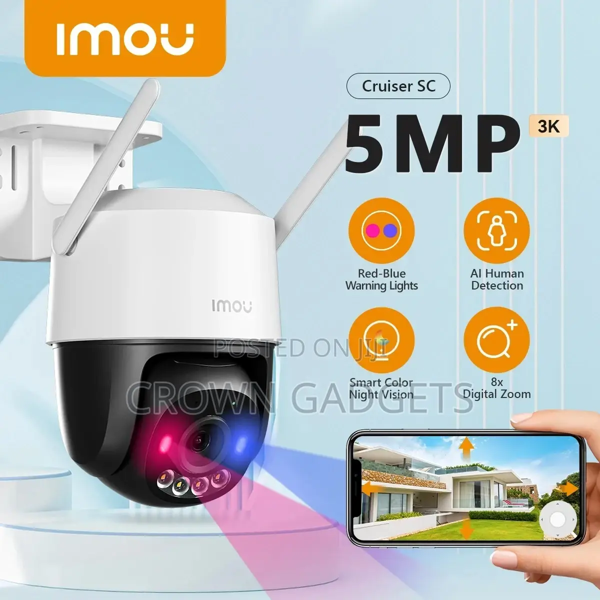 Imou Cruiser 3mp Outdoor Smart Security Camera