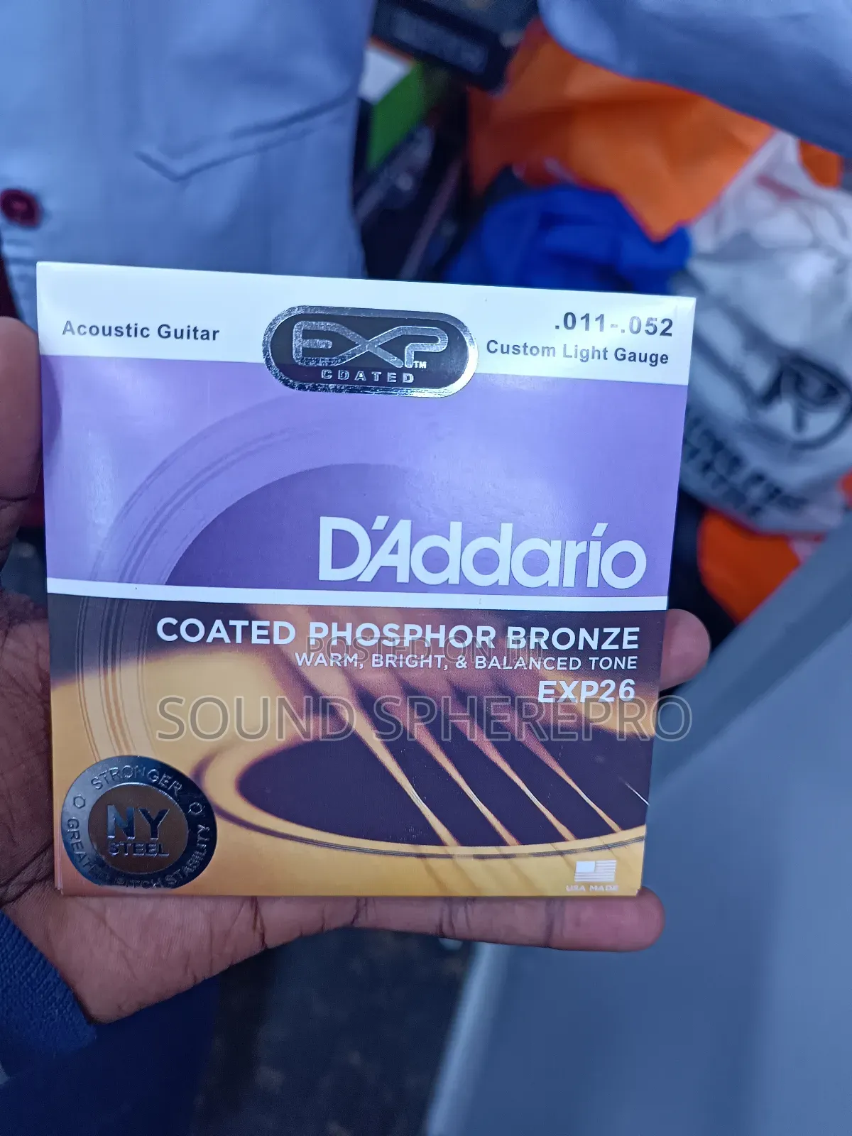 d'Addario Exp26 Custom Light Gauge Acoustic Strings