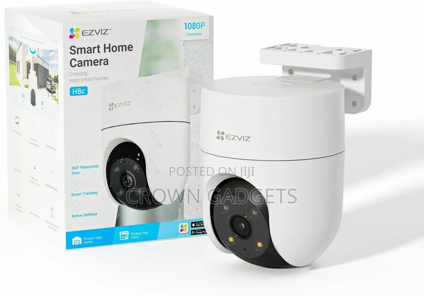 Ezviz H8c Pan Tilt Wi-Fi Smart Home Camera.