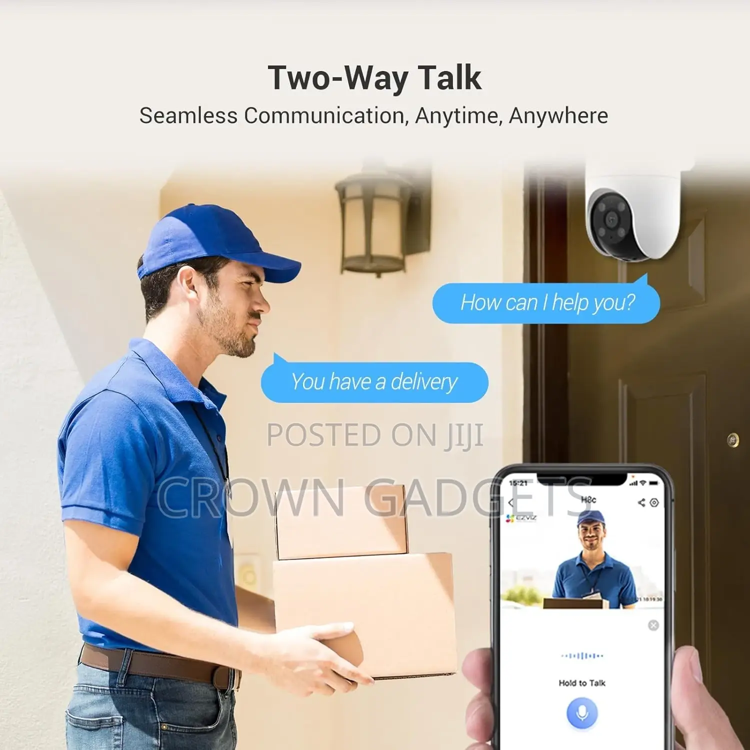 Ezviz H8c Pan Tilt Wi-Fi Smart Home Camera.