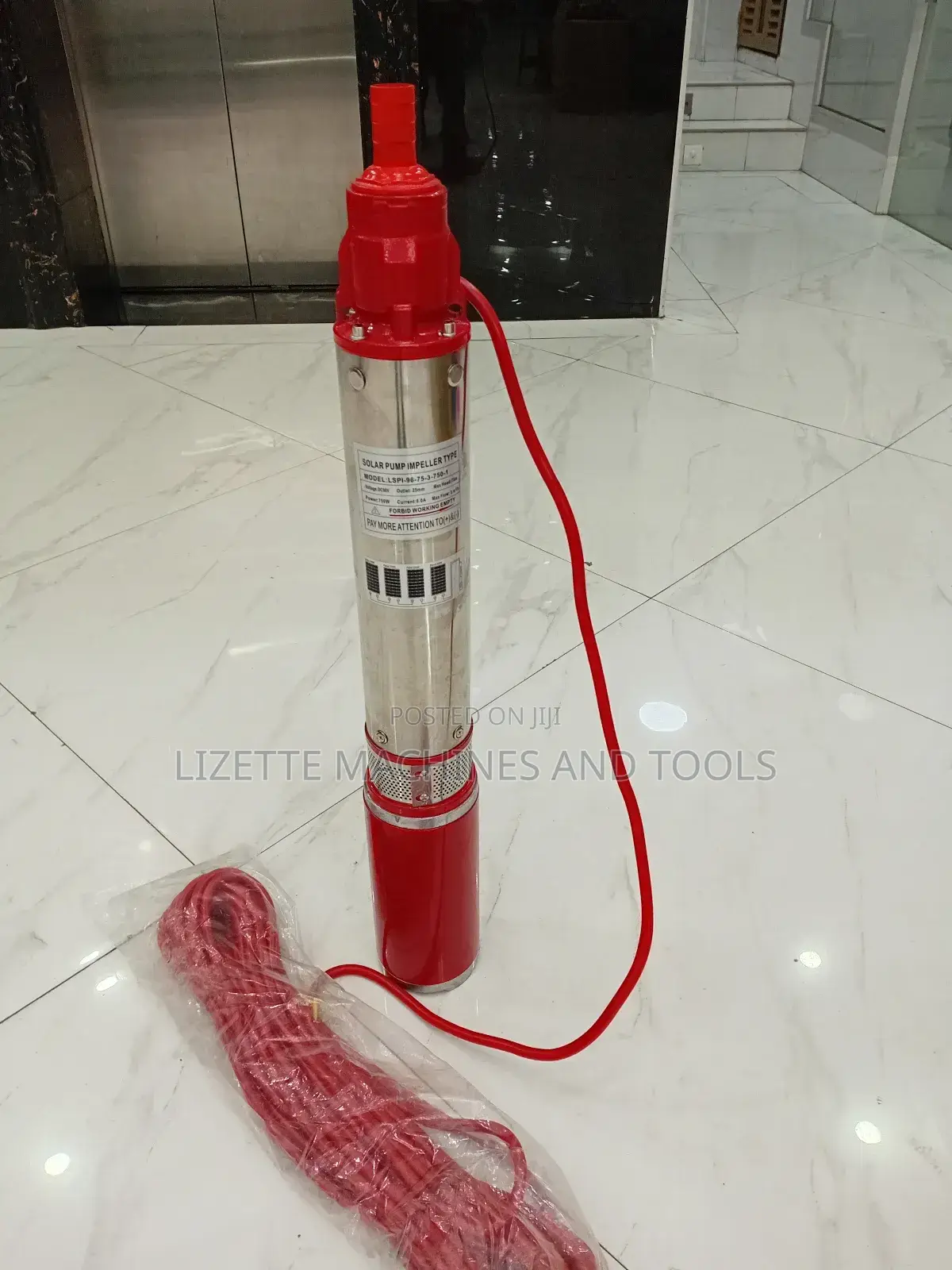 750w Impleller Solar Submersible Pump 75m Head