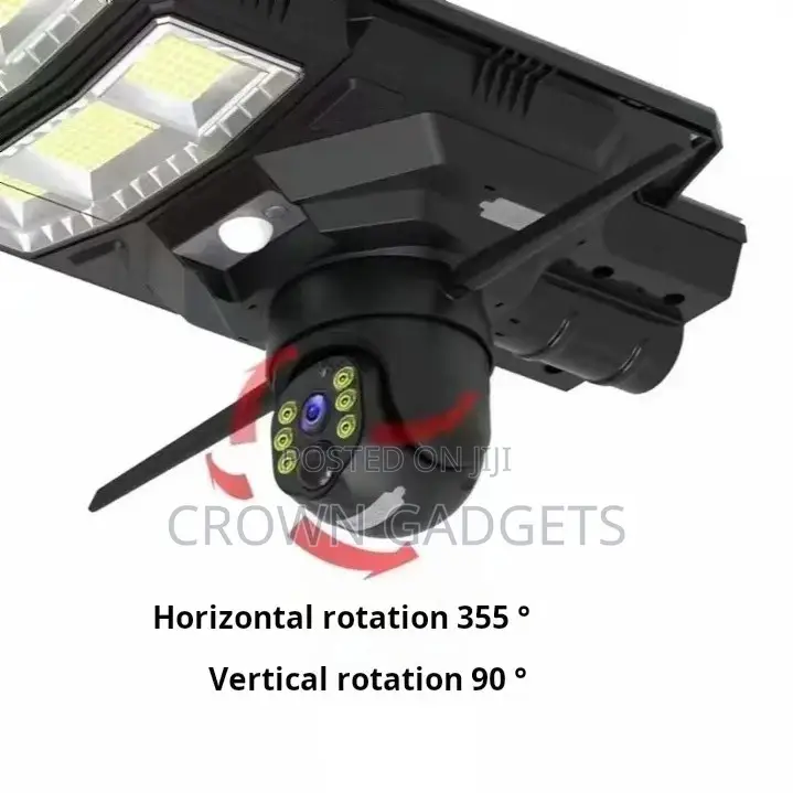 Ai Solar Camera Street Light 450w With CCTV Motion Sensor