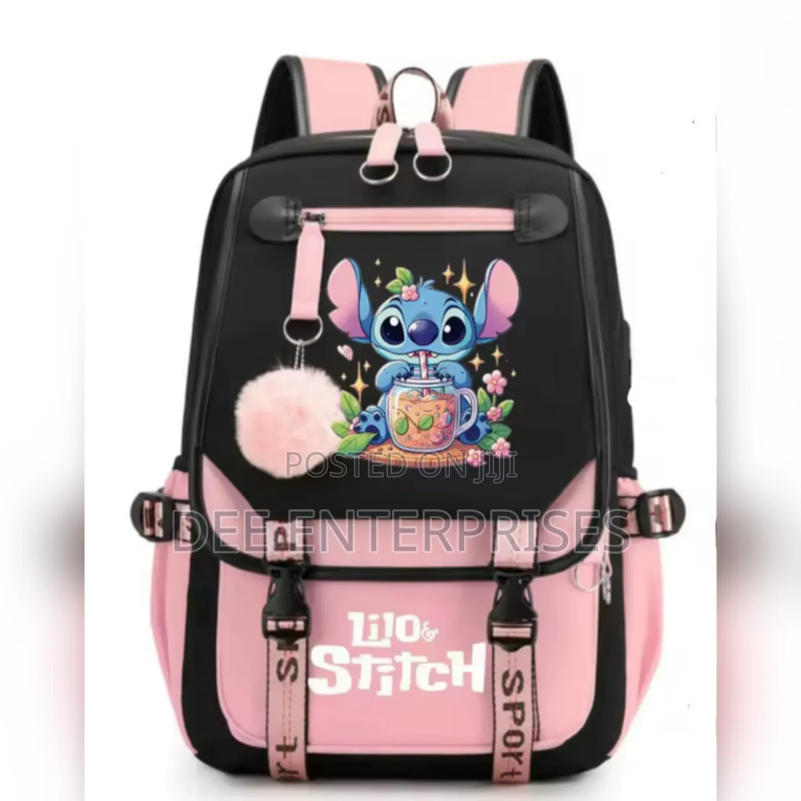 Lilo Stitch School Bag With Usb Port