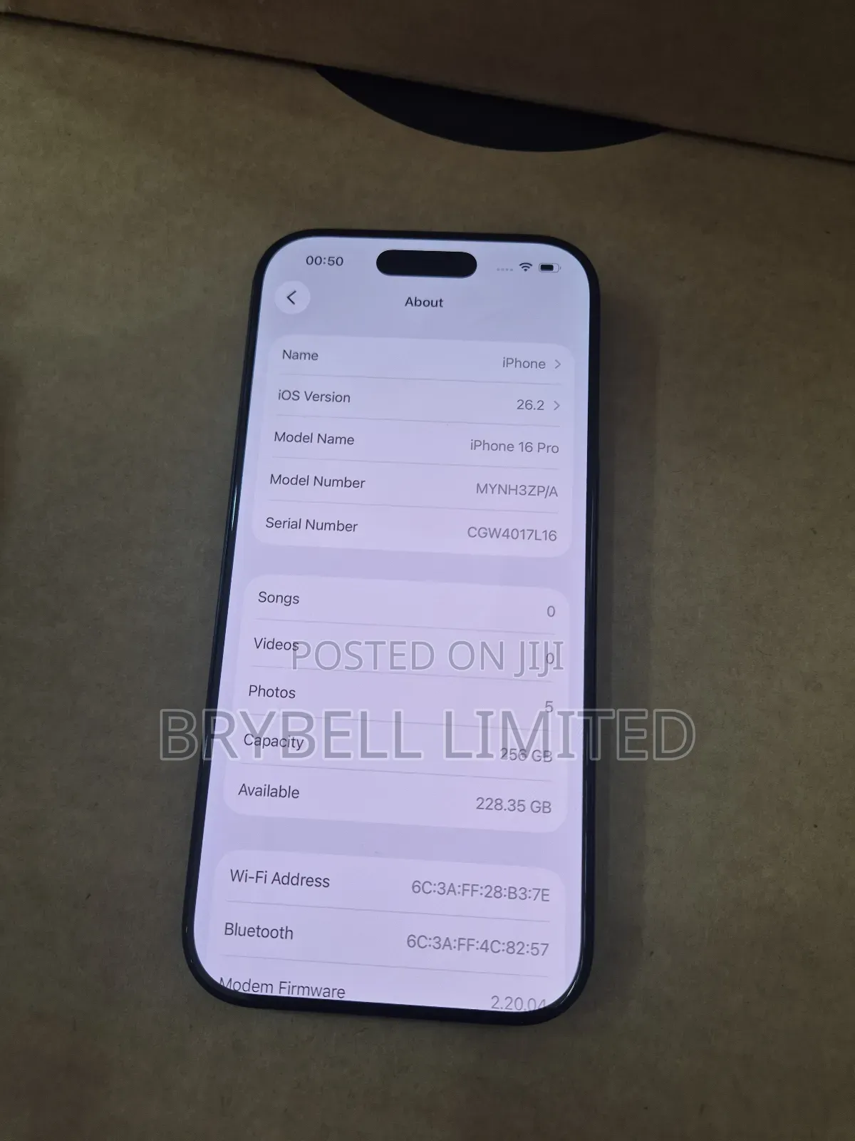 Apple iPhone 16 Pro 256 GB Black