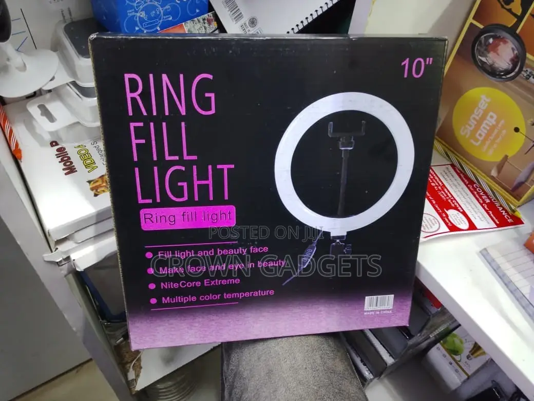 10 Inch Led Ring Light With Tripod Stand Phone Holder
