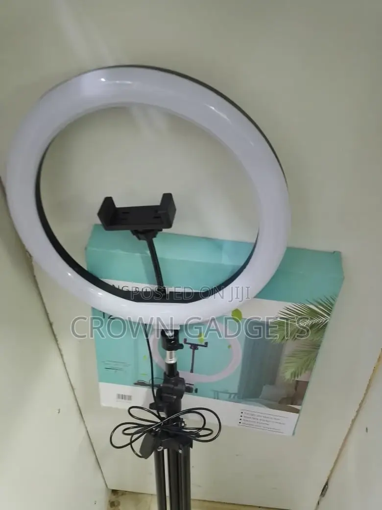 12 Inch Led Ring Light With Tripod Stand Phone Holder