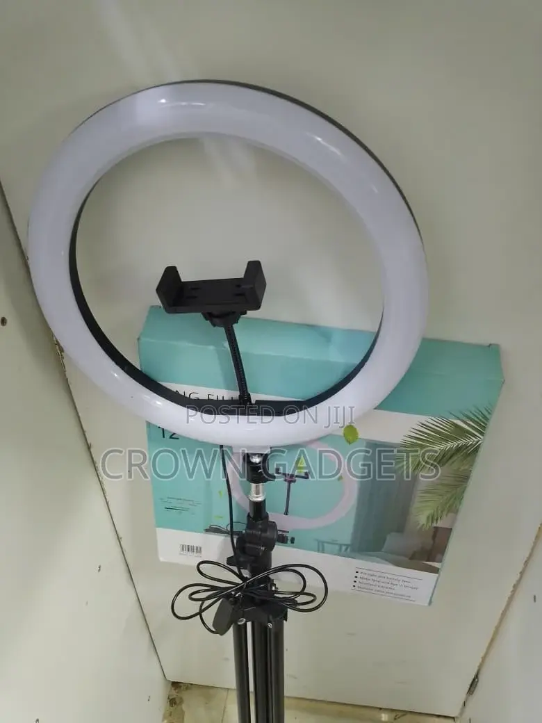 12” Led Ring Fill Light for Makeup, Streaming Photography