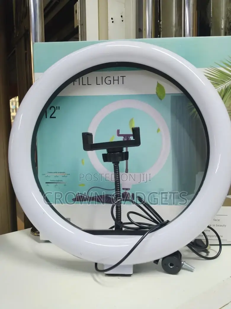 12” Led Ring Fill Light for Makeup, Streaming Photography