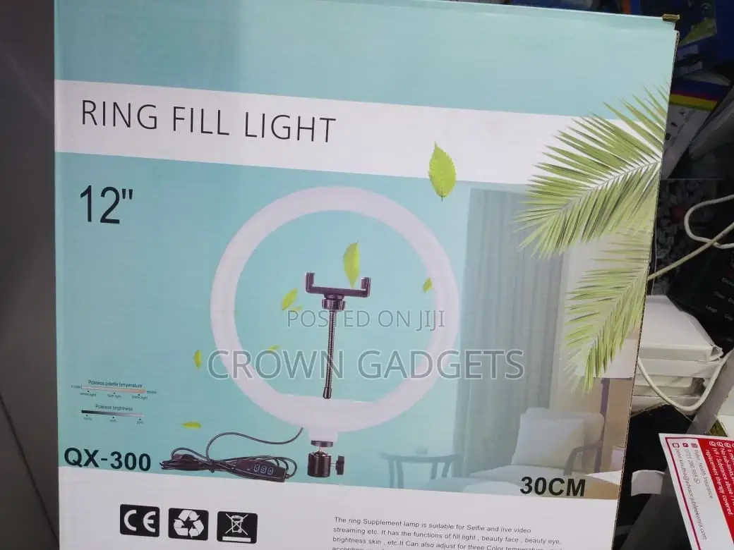 Professional 12 Inch Led Ring Light for Tiktok Youtube