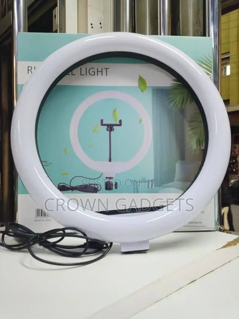12-Inch Led Ring Fill Light With Tripod Stand and Phone Holder