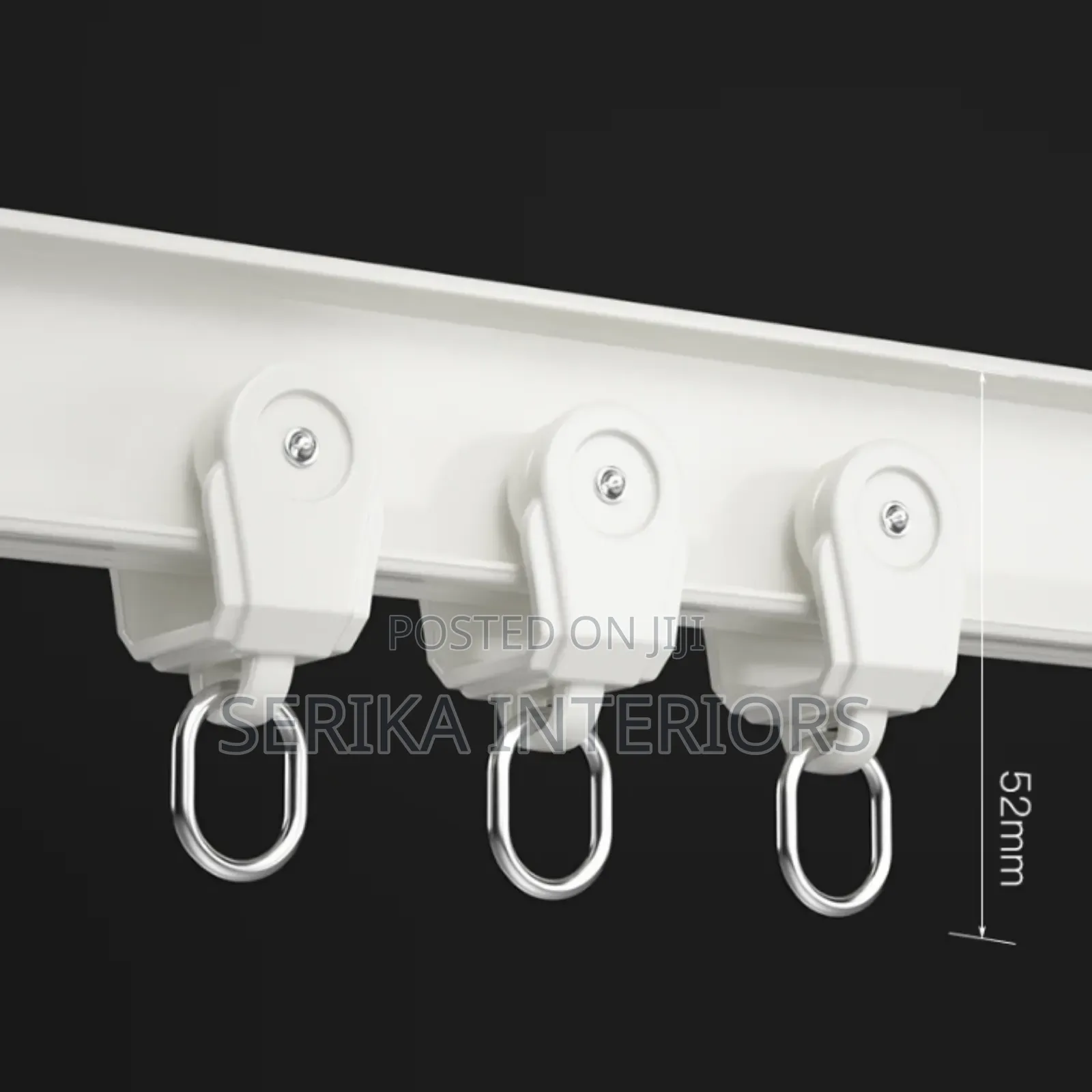 Bendable Curtain Rails Environmental Friendly Germs Free Curtain Rails