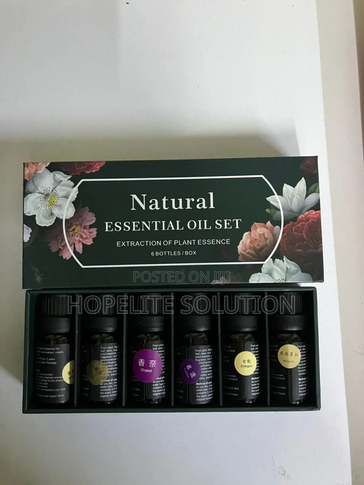 Natural Essential Oil Set of 6 Pieces(10ml Each Bottle)