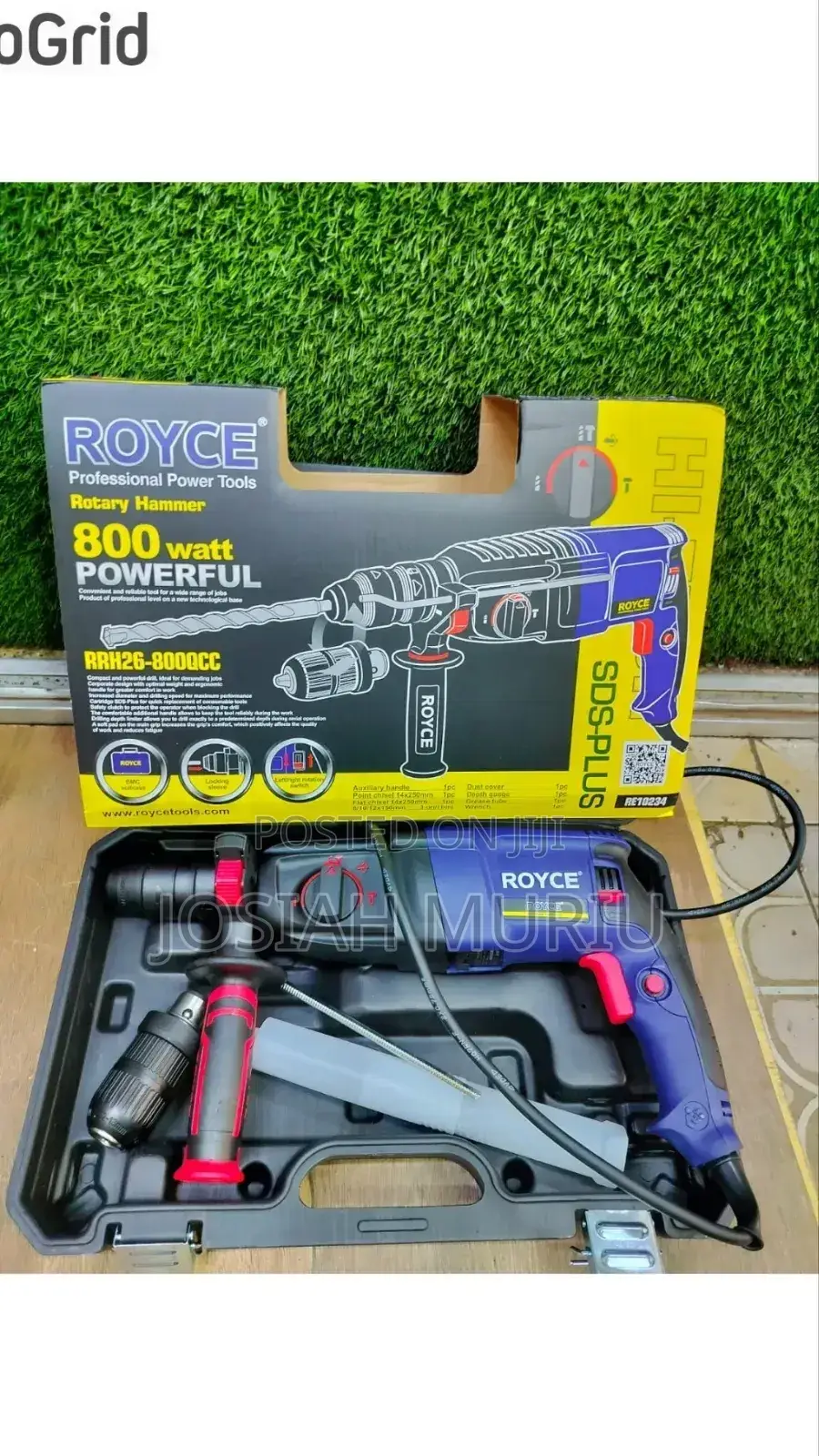 800w Royce Rotary Hammer
