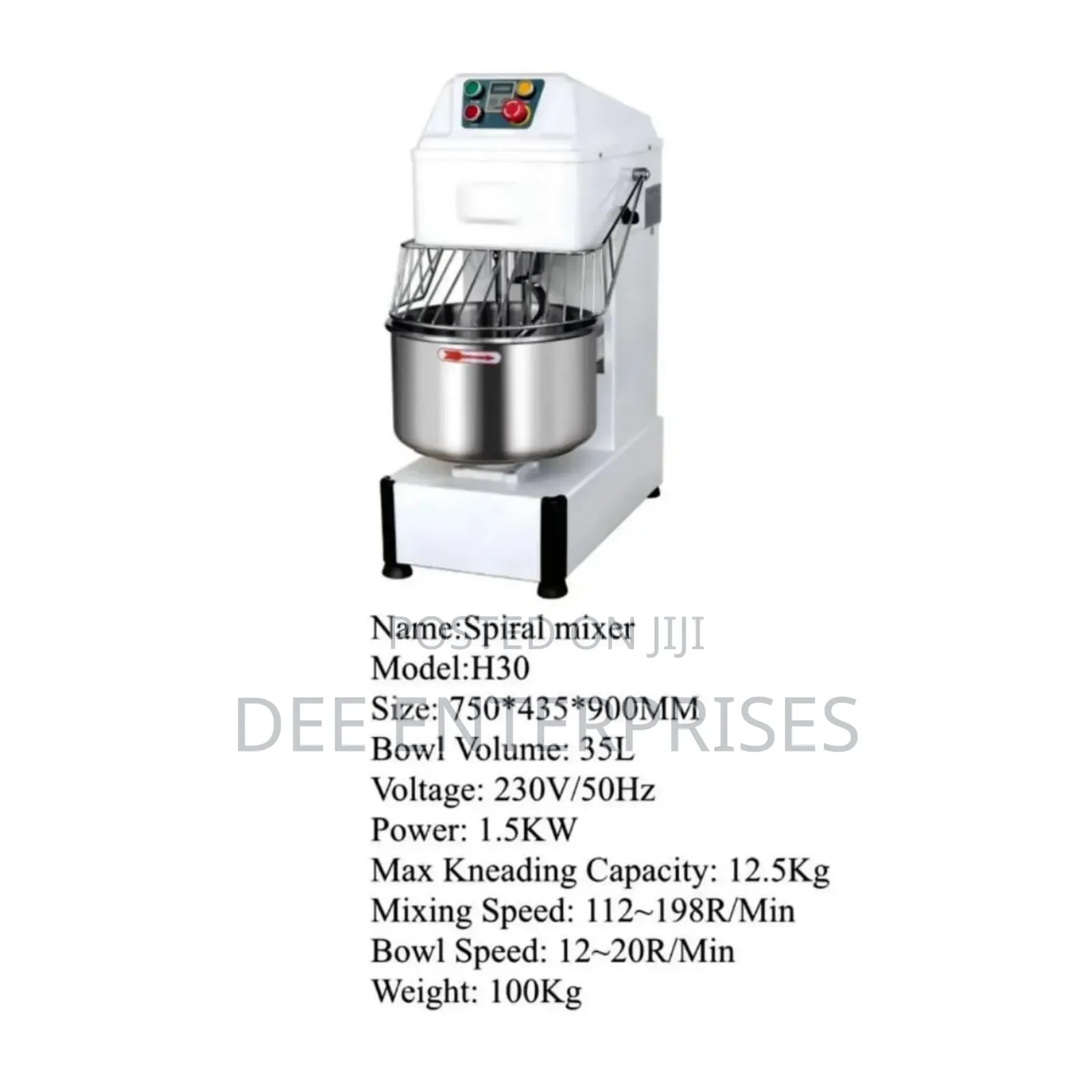 35l Spiral Mixer