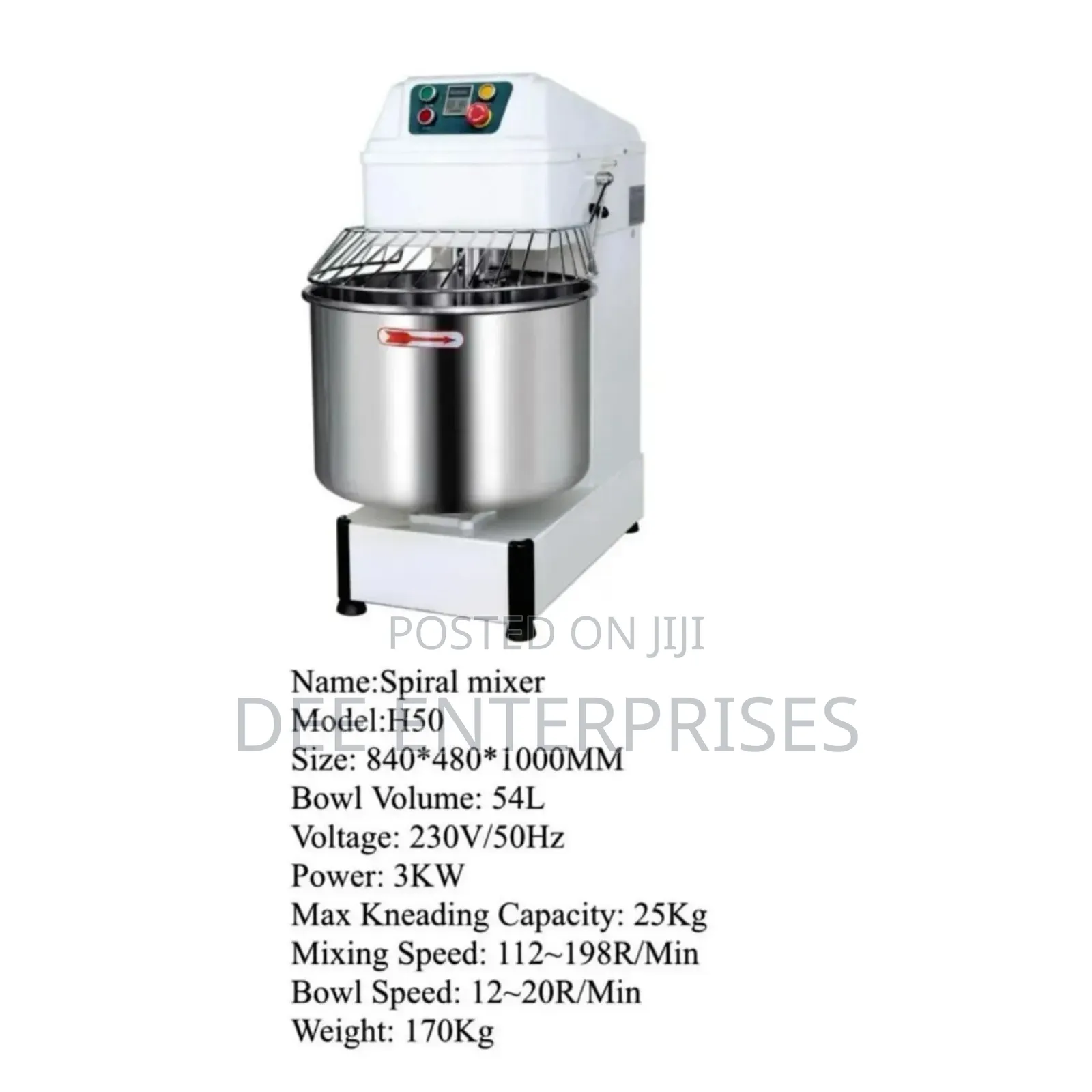 54l Spiral Mixer