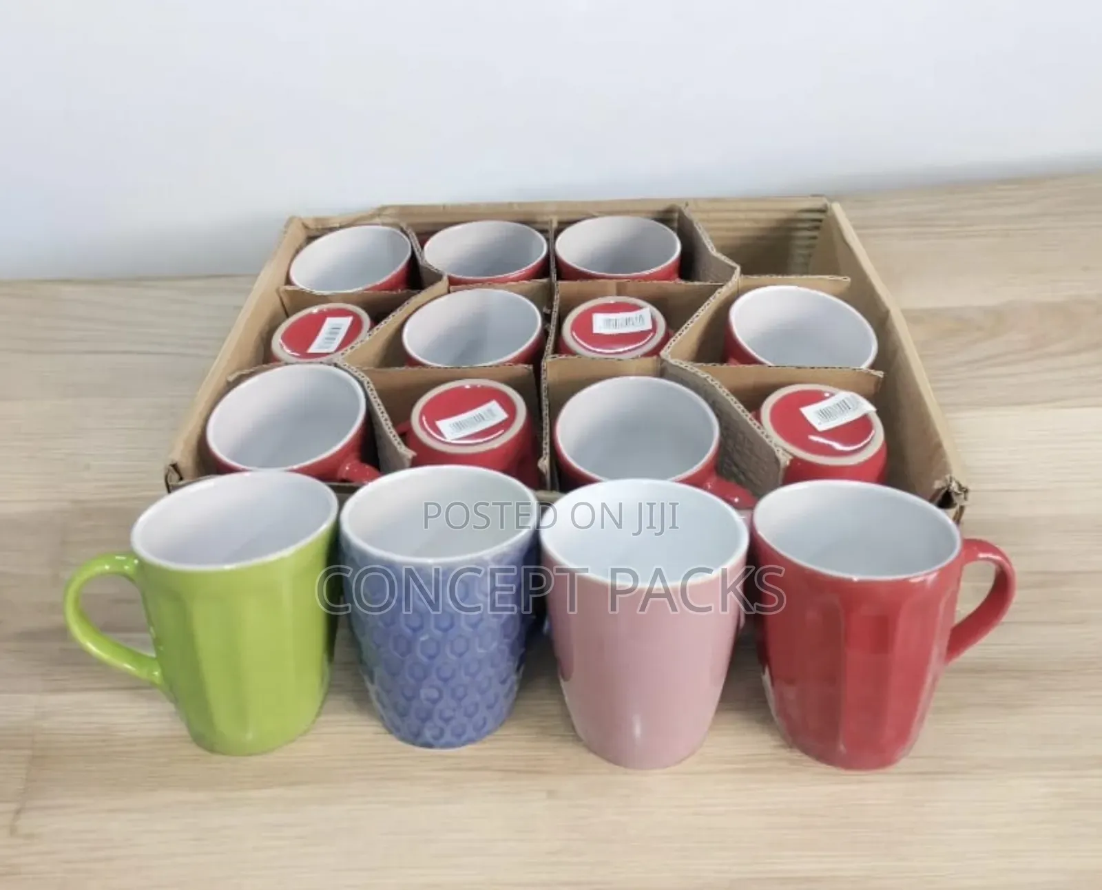 96 Pack New Ceramic Mug Mix Design