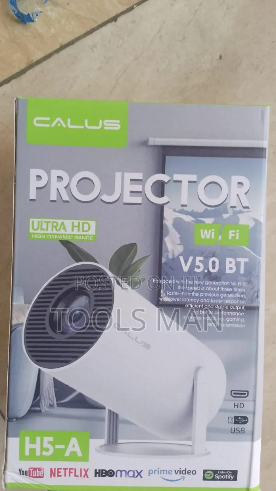 Android Projector. Calus H5-a Mini Projector.