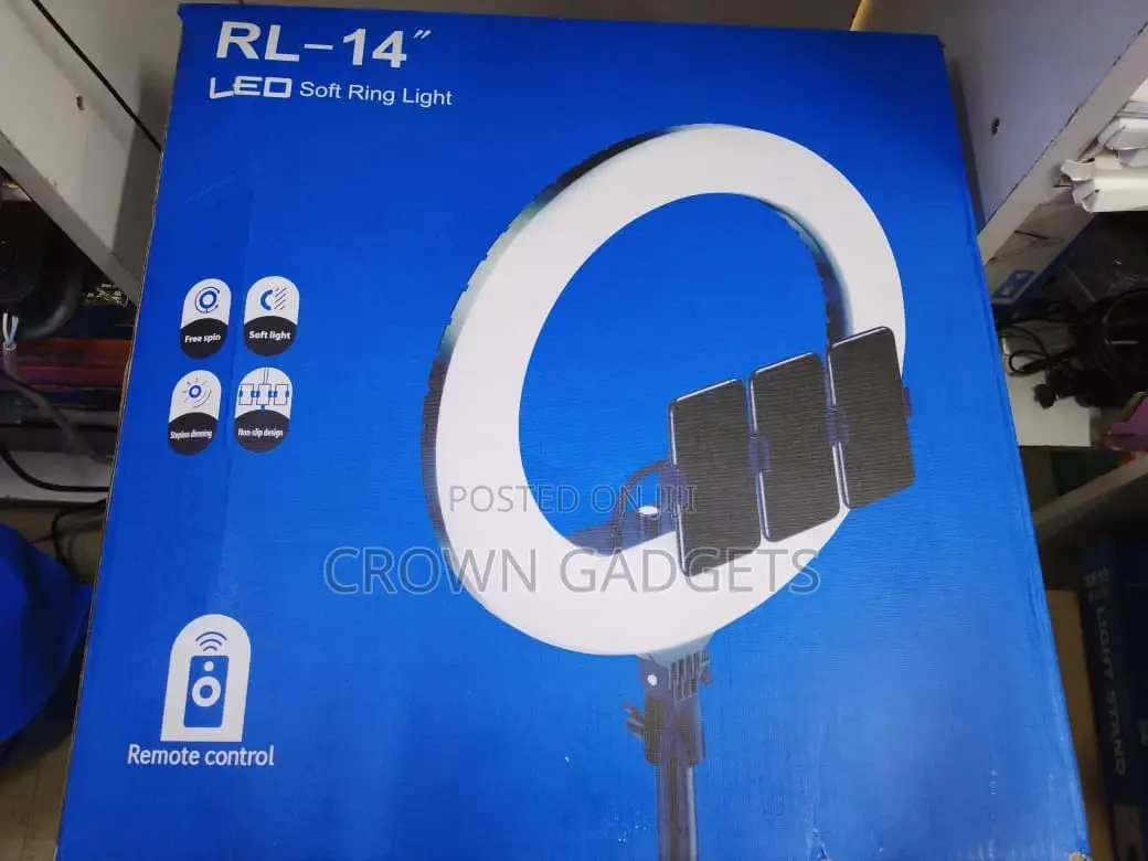 Rl-14 Led Ring Light With Tripod for Makeup, Youtube Tiktok