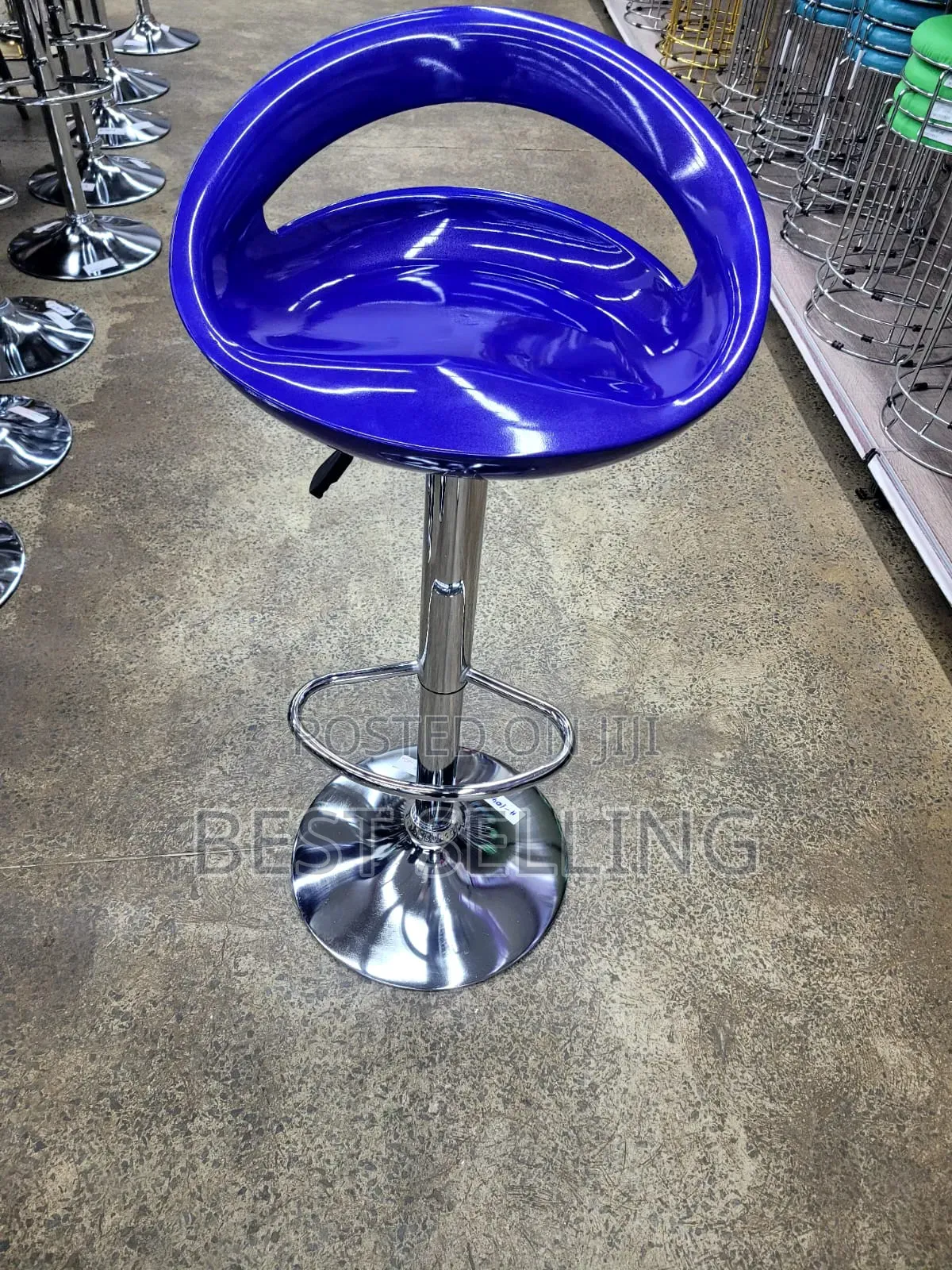Blue Barstool