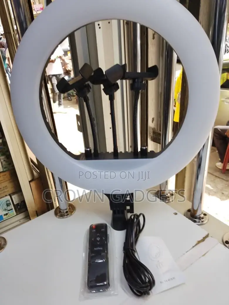 Professional 14-Inch Rl-14 Ring Light With Tripod Stand