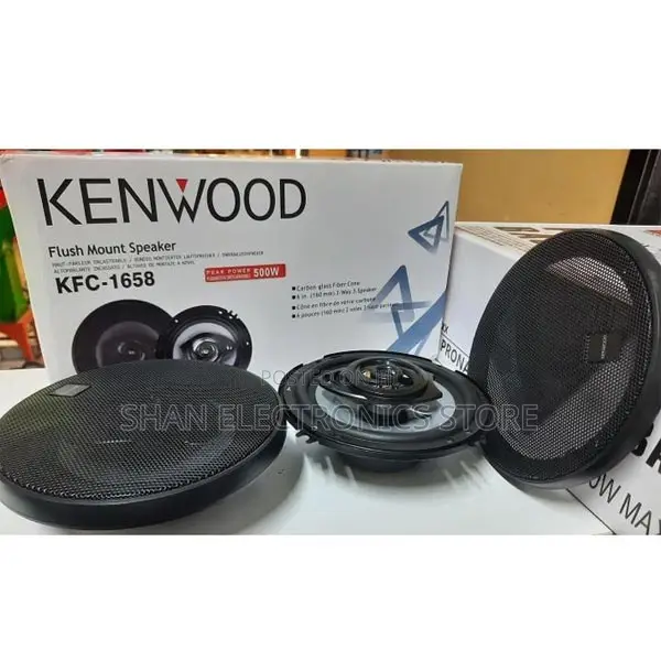 Kenwood KFC-1658 Car Speakers 500w 6 Inches