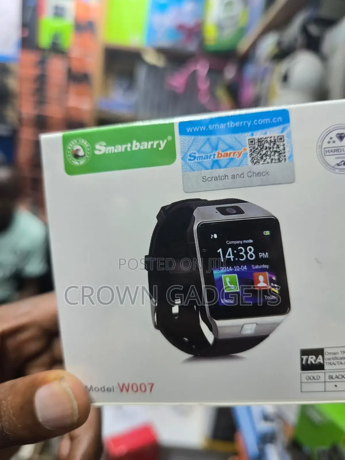 W007 Smartwatch With Camera, Sim Card Fitness Functions