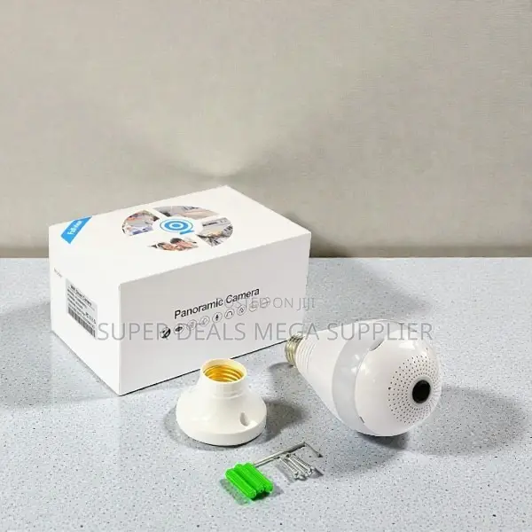 Panoramic 360 Degree 1080p Smartphone App Control Wifi Bulb Camera
