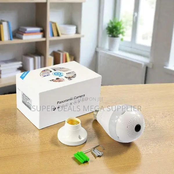 360 Degree 1080p Full Hd Remote View Monitoring Wifi Bulb Camera