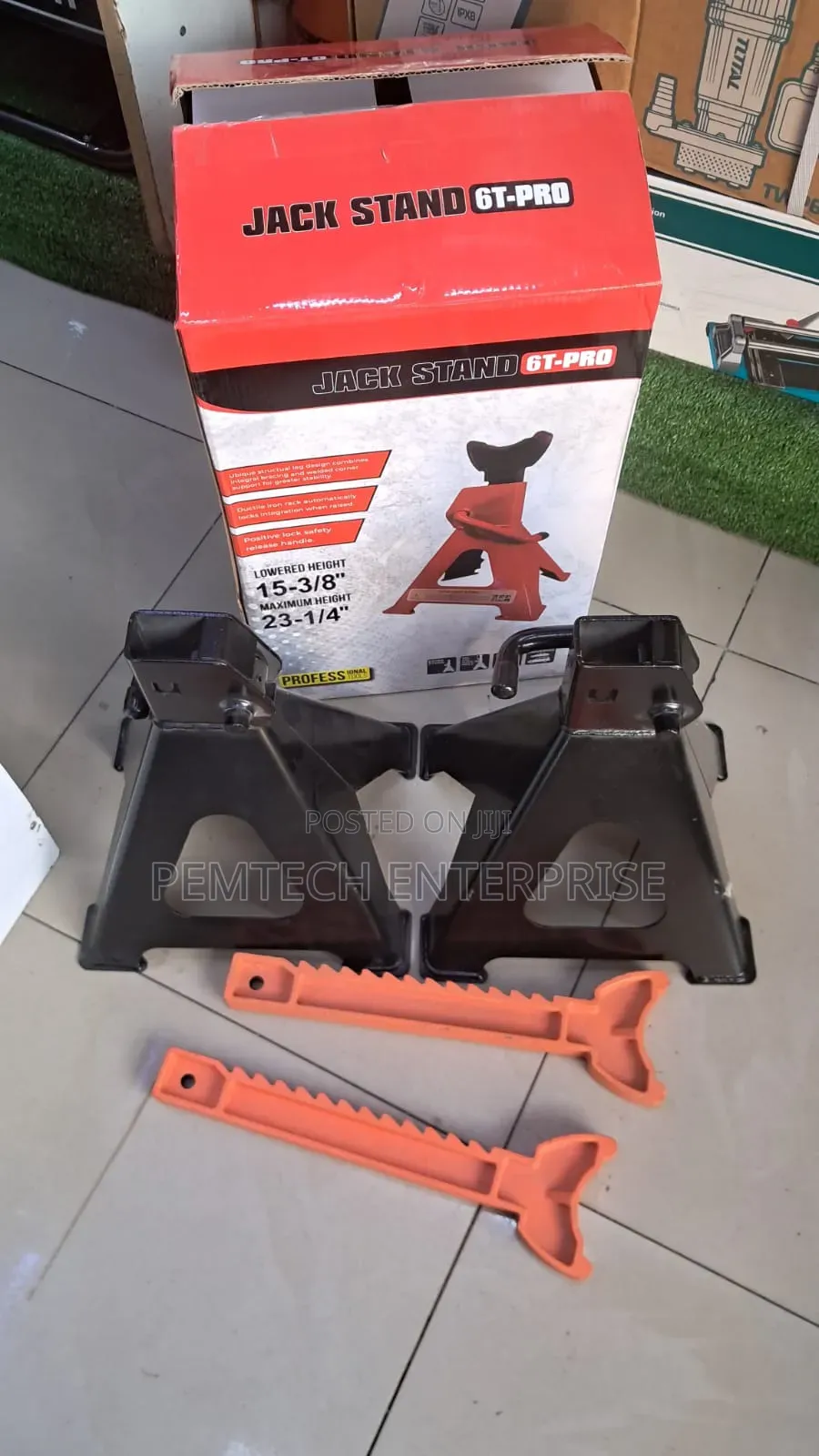 Pair of Total Jack Stands, 6 Ton (Tm 6750) Capacity.