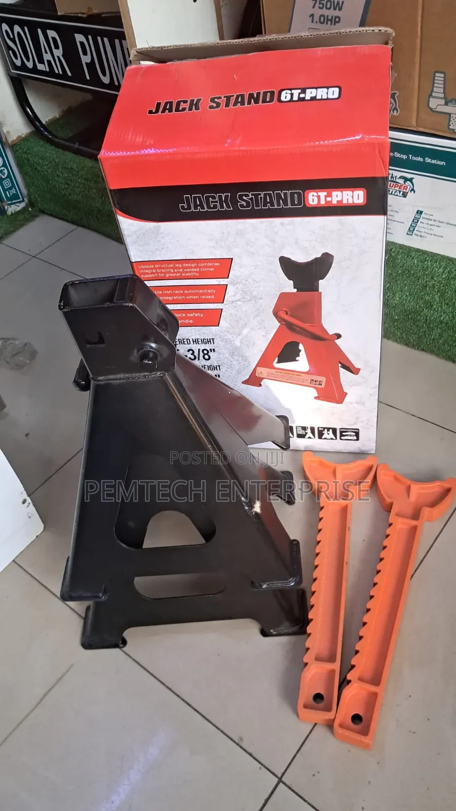 Pair of Total Jack Stands, 6 Ton (Tm 6750) Capacity.