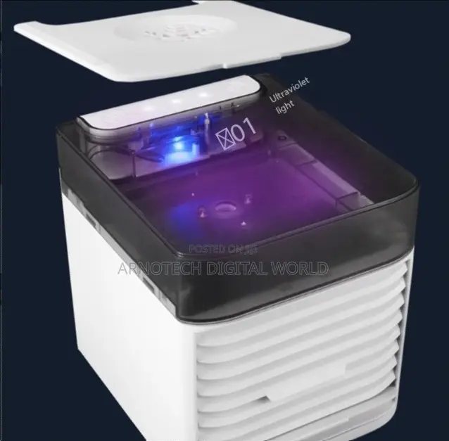 Portable Ultra Usb Air Cooler Cooling Fan Indoor Humidifier 3 Speed