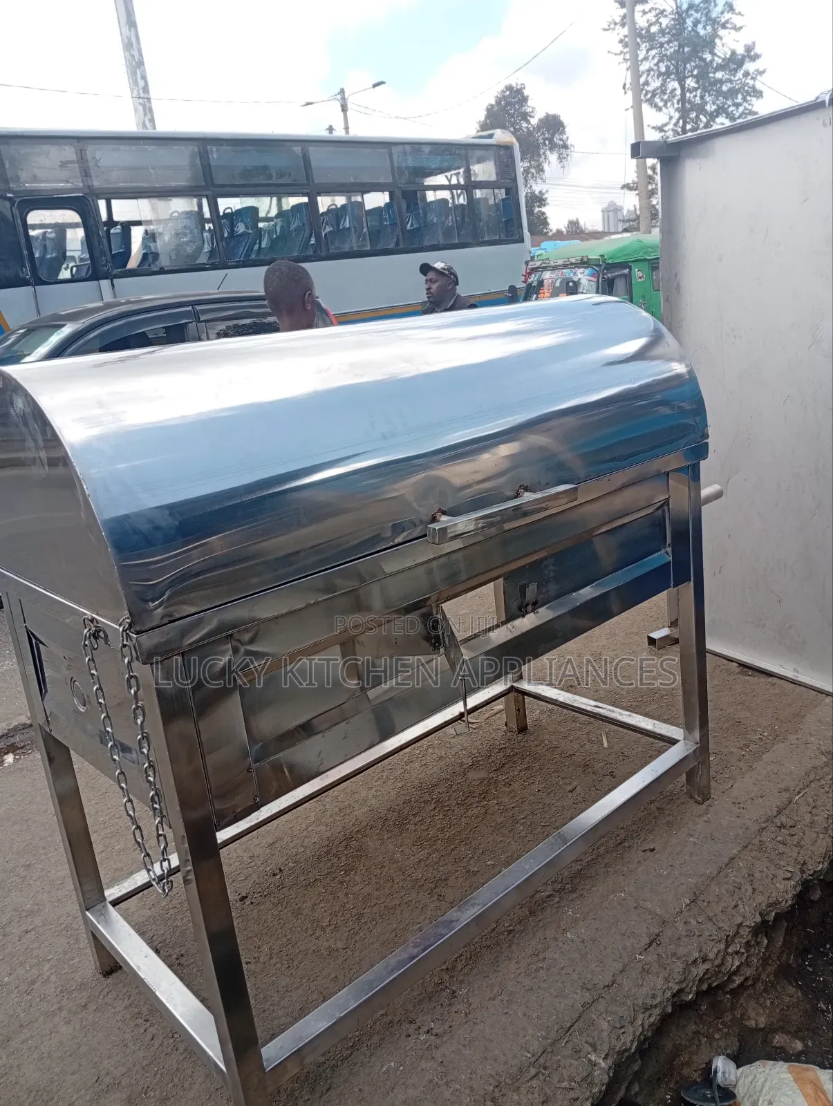 Stainless Steel Barbeque Meat Grill.