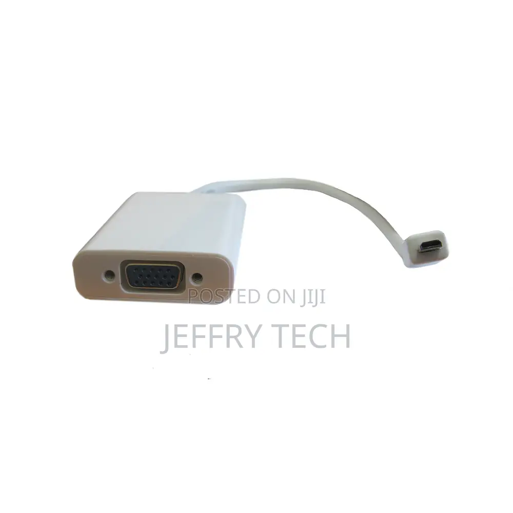 Converter Micro Hdmi Type a Male 19 Pin to Vga Female 15 Pin With 3.5