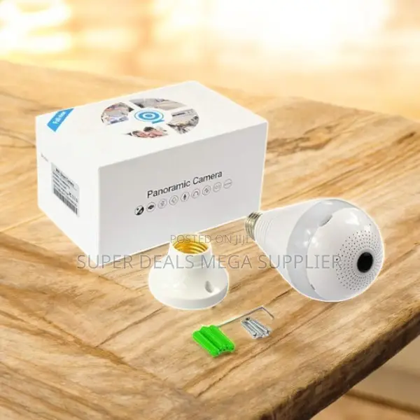 360 Degree Panoramic 1080p Hd Smart Surveillance Wifi Bulb Camera