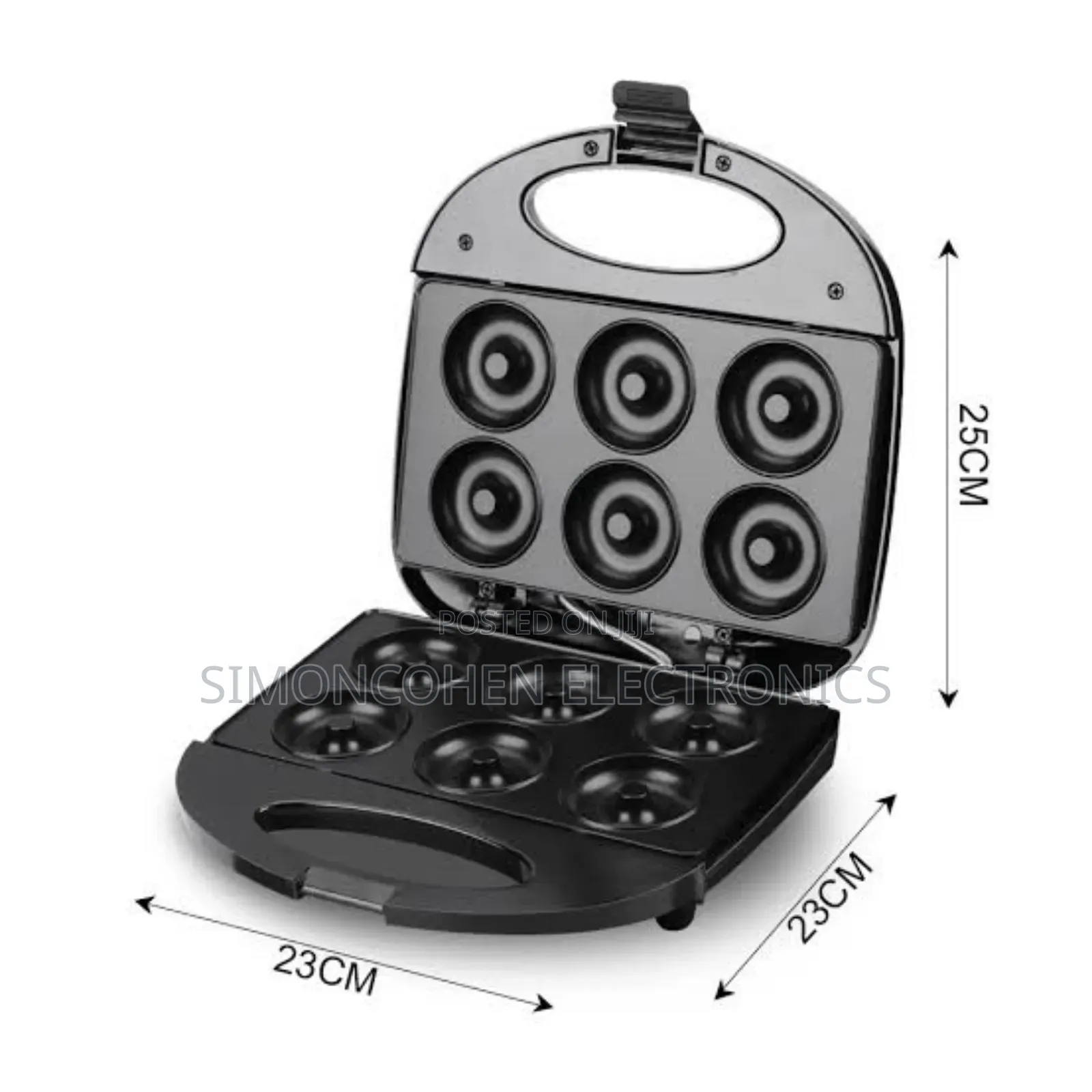 Electrical Multifunction Breakfast Machine 6pc Donut Maker