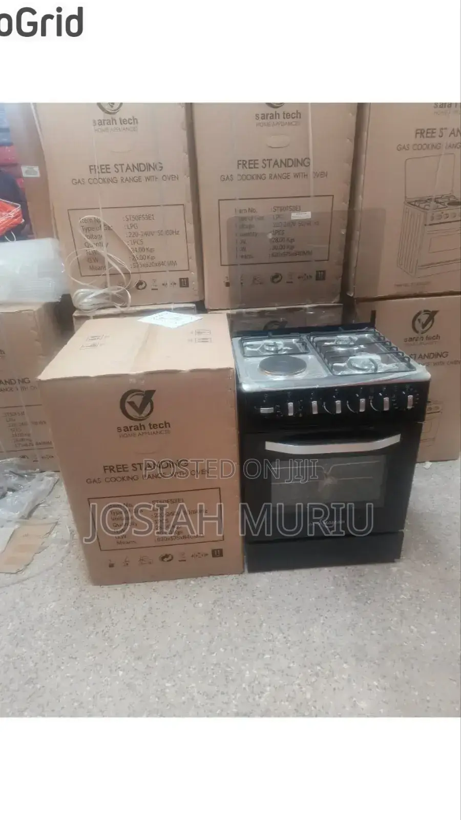 3+1 Sarahtech 60*60 Standing Cooker