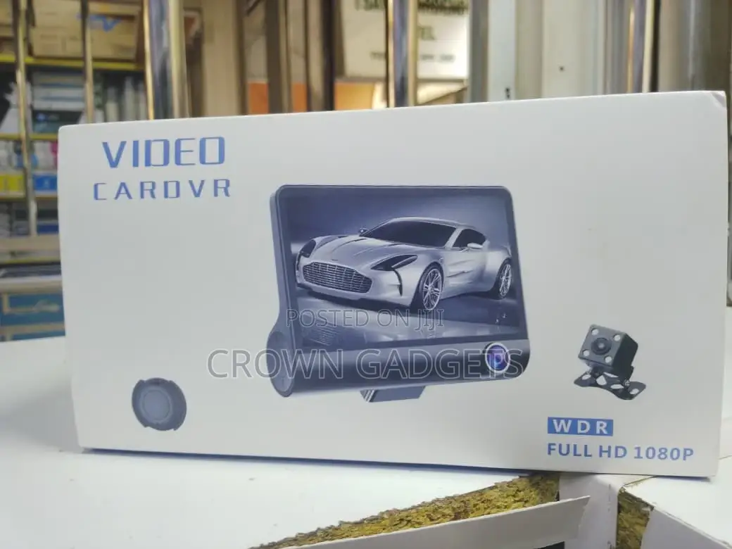 Full Hd 1080p Car DVR Dash Cam With Rear Camera G-Sensor