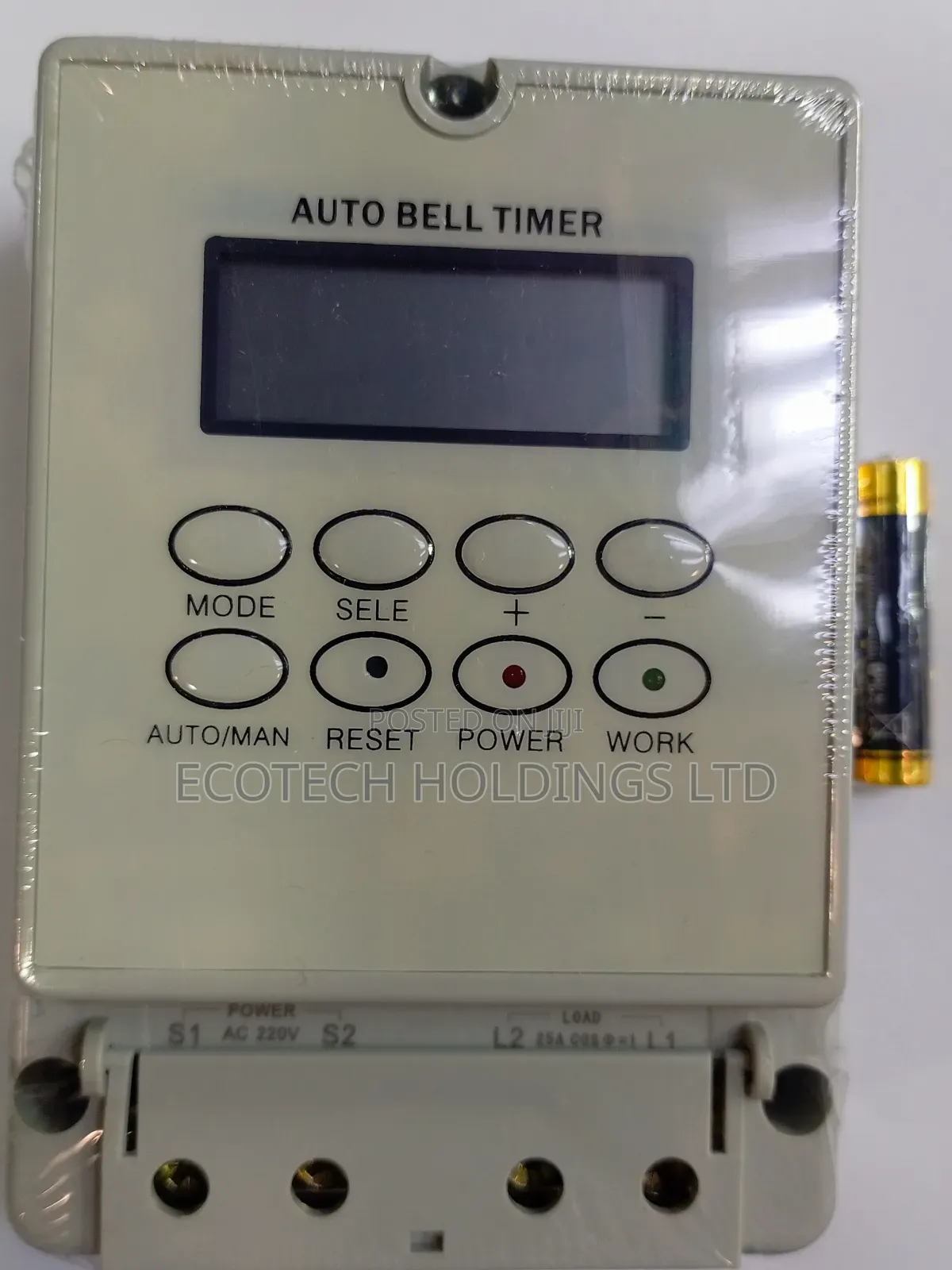 Automatic School Bell Timer A12y