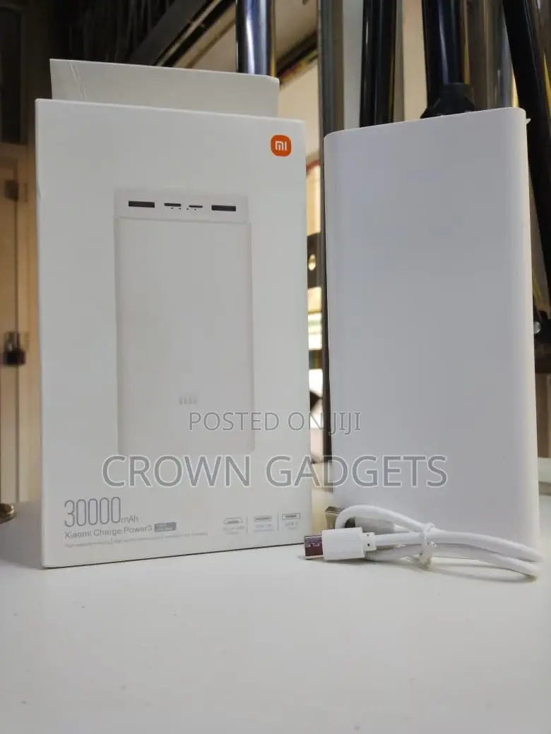 Xiaomi 18w Power Bank 30000mah Fast Charge Triple Usb