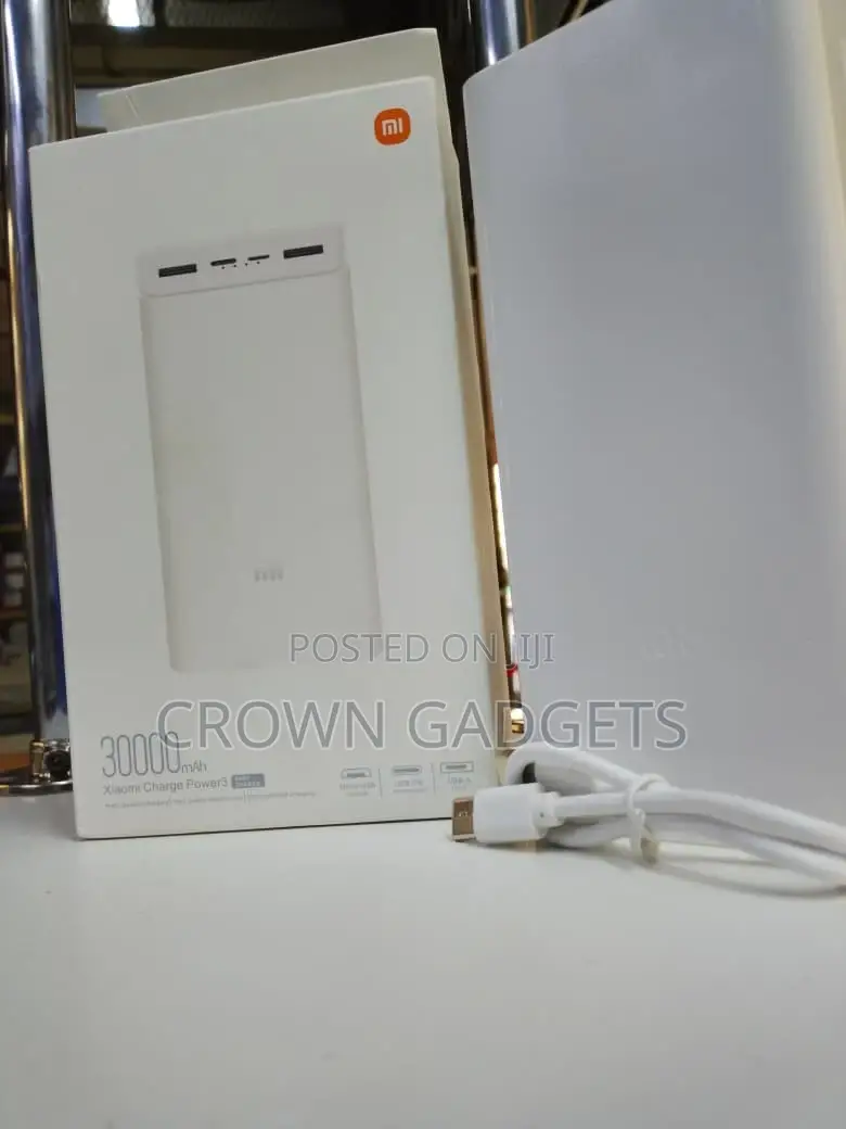 Xiaomi Power Bank 3 30000mah High Capacity Fast Charger