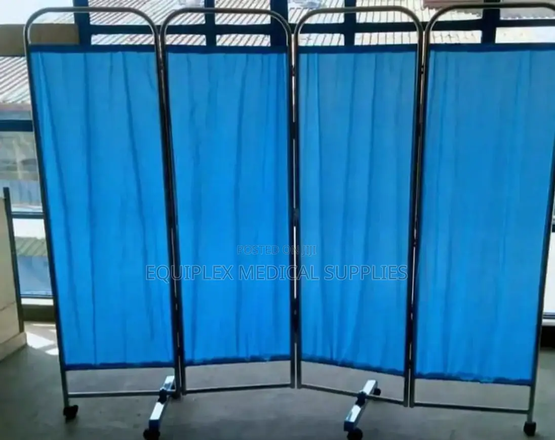High Quality 4 Fold Ward Screen (Stainless Steel)