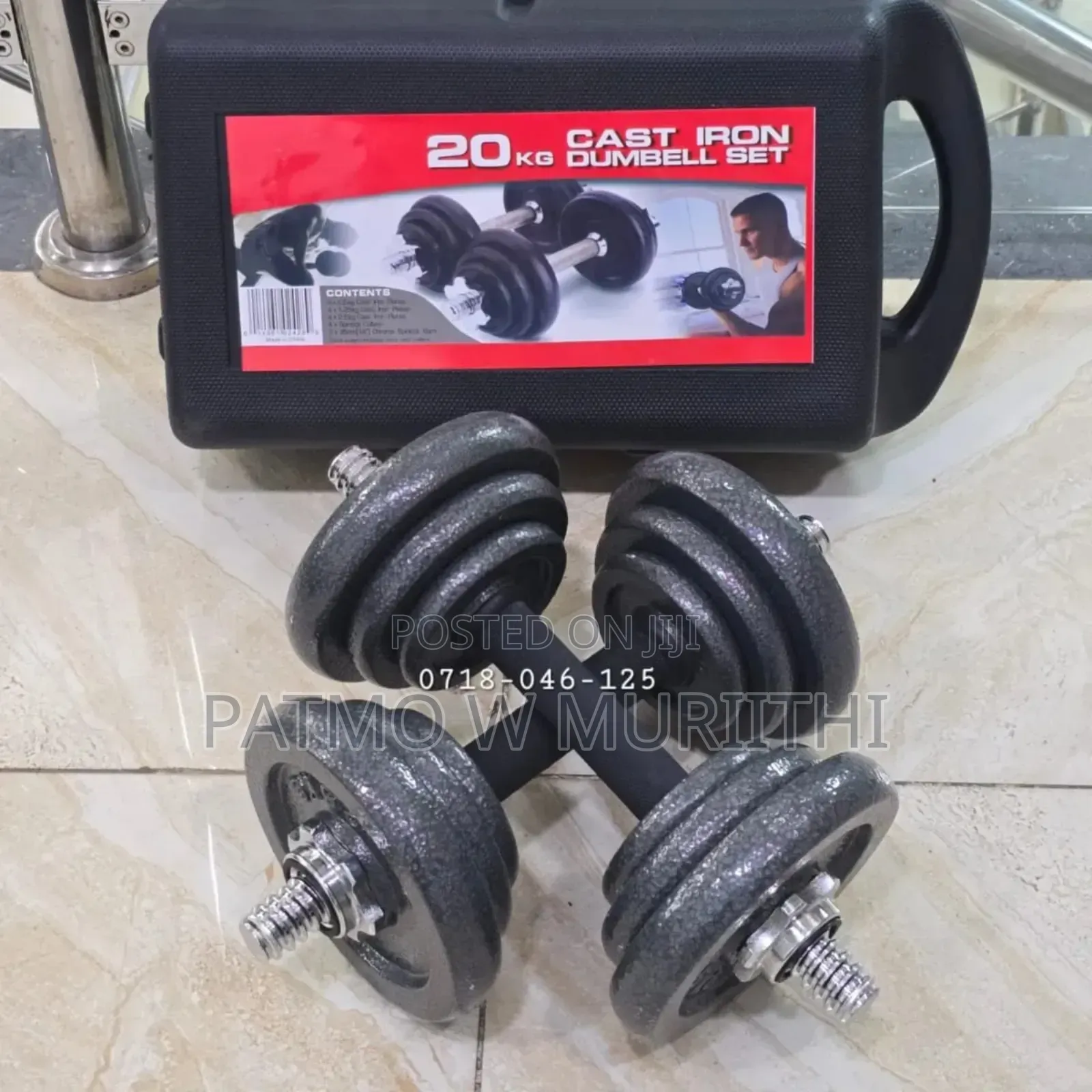 Adjustable Dumbbells 30kg Set