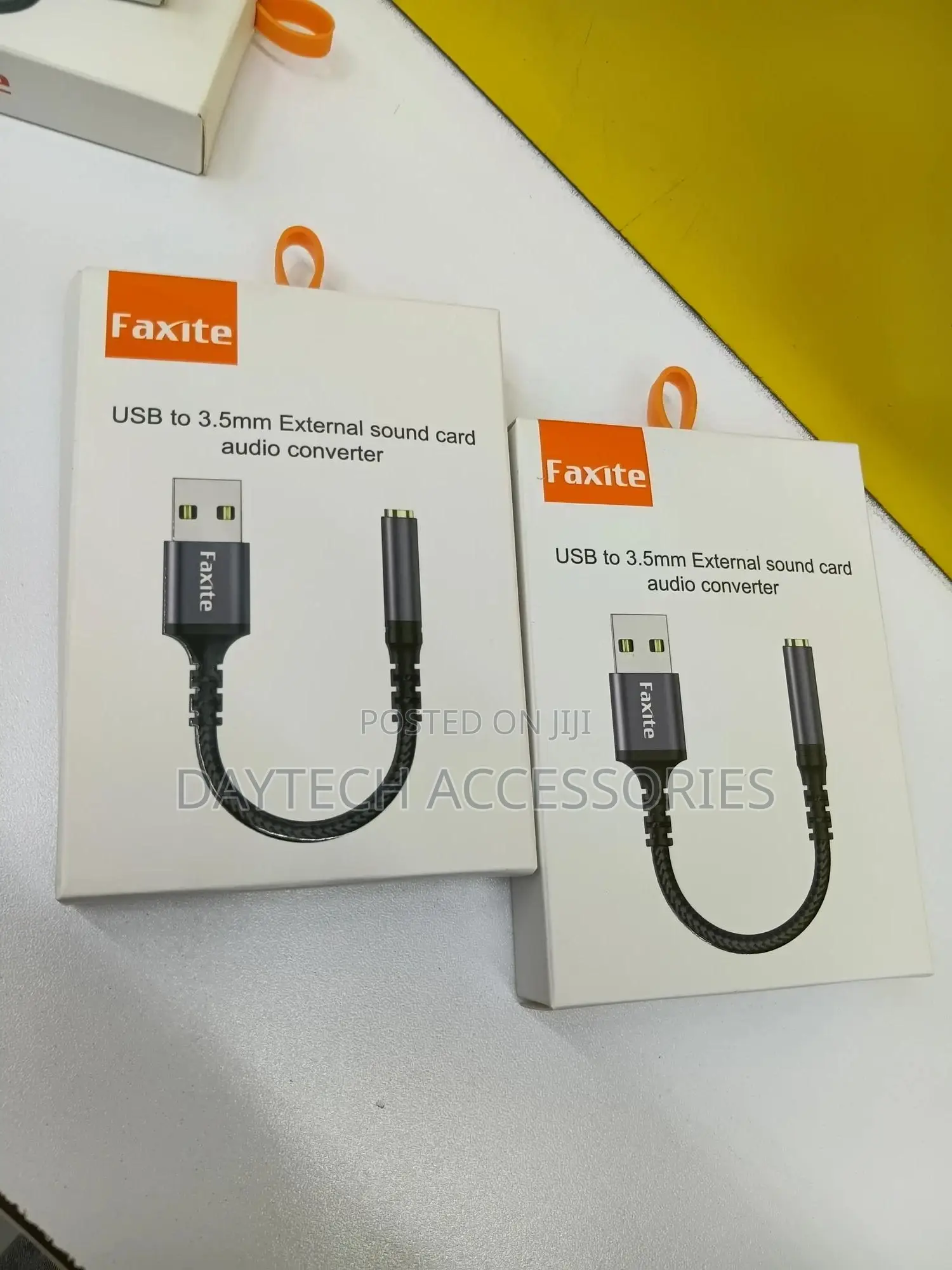 Usb to 3.5mm Jack Audio Adapter - Black