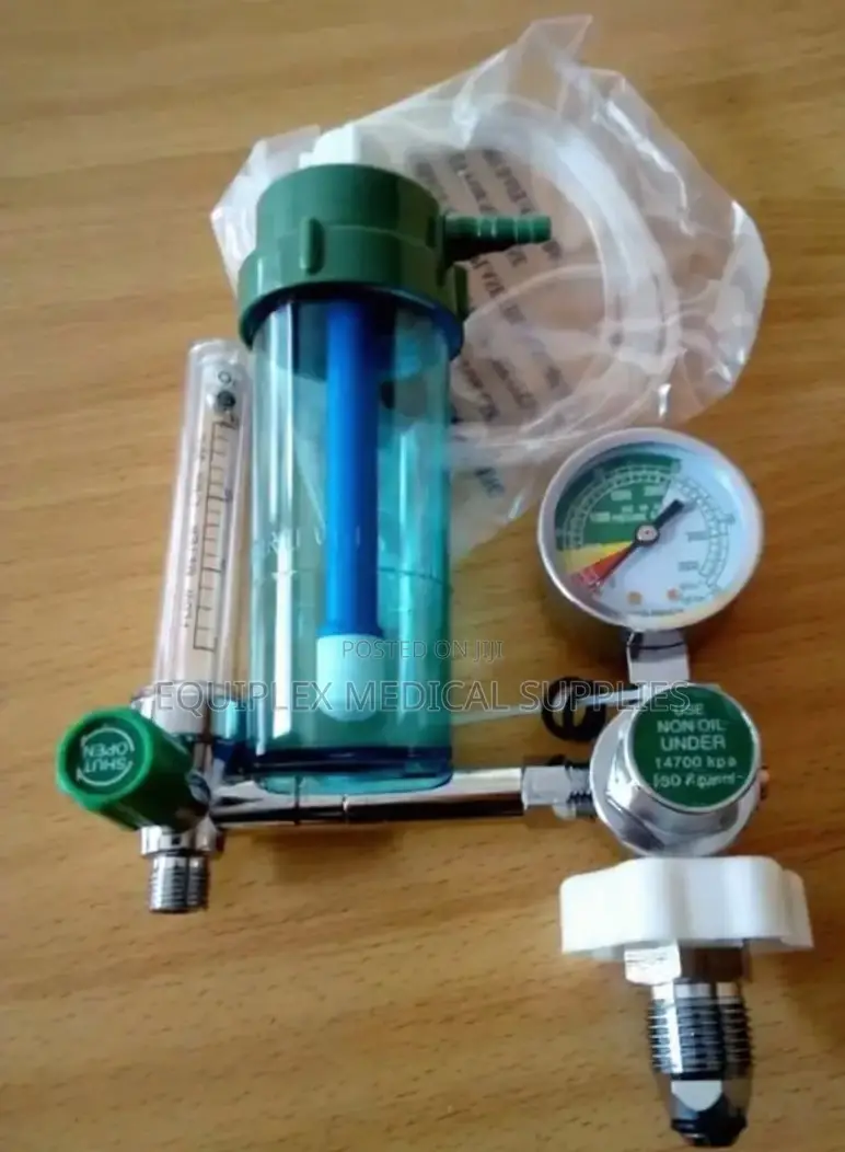 Quality Oxygen Regulator With Flowmeter- Top Flow