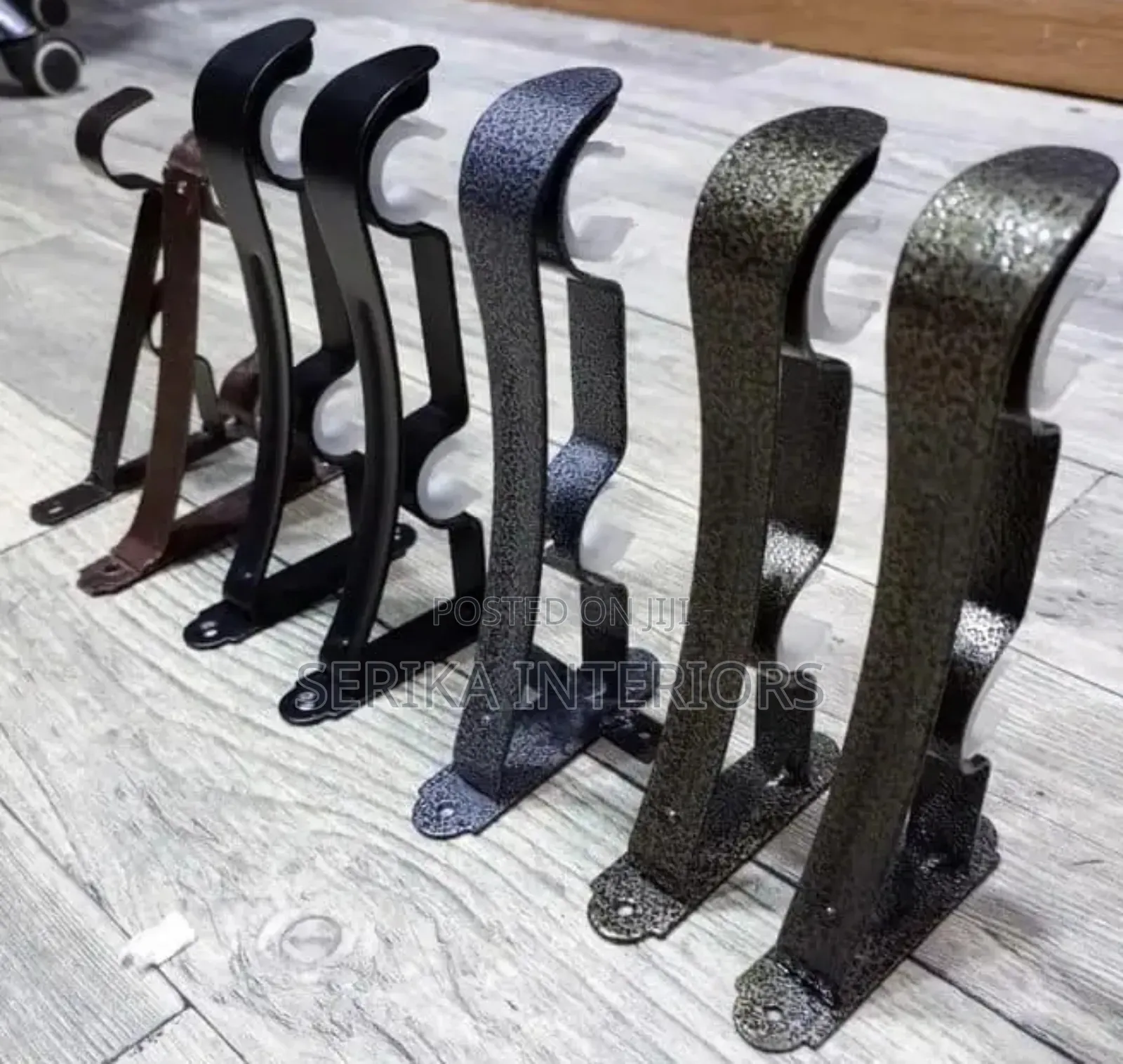 Jua Kali Curtain Rod Brackets Brackets Environmental Friendly Approved
