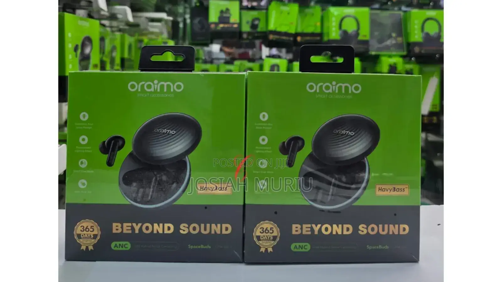 ;*
Oraimo *Spacebuds* Otw-630 Anc 50db Hybrid Noice Cancelling